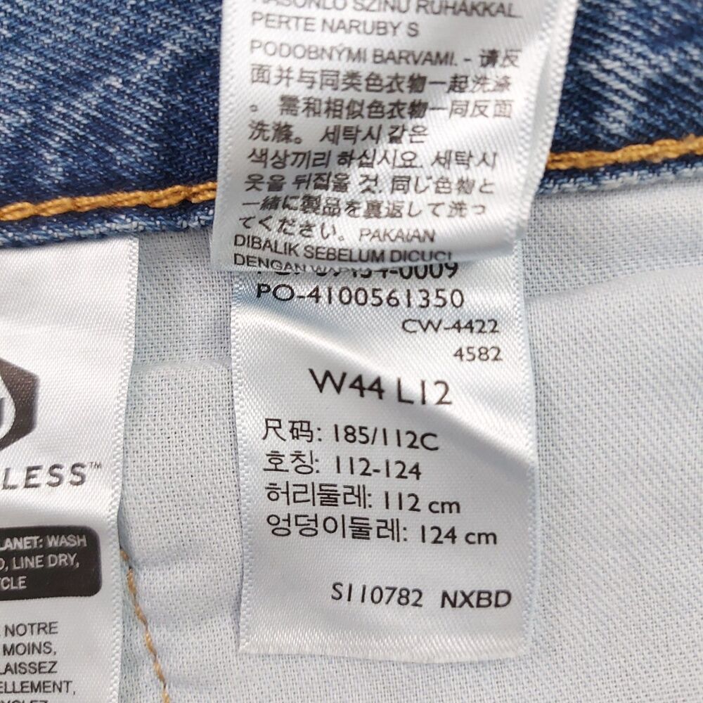 Levi's Jean Shorts Mens 44 Blue Denim Casual Skater Loose Baggy Retro Skater - Picture 6 of 11